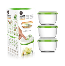 Load image into Gallery viewer, FOSA Vacuum Food Storage - Madrid Collection - Additional Container Set - 3 x 850 ml (Item No. MC30850)