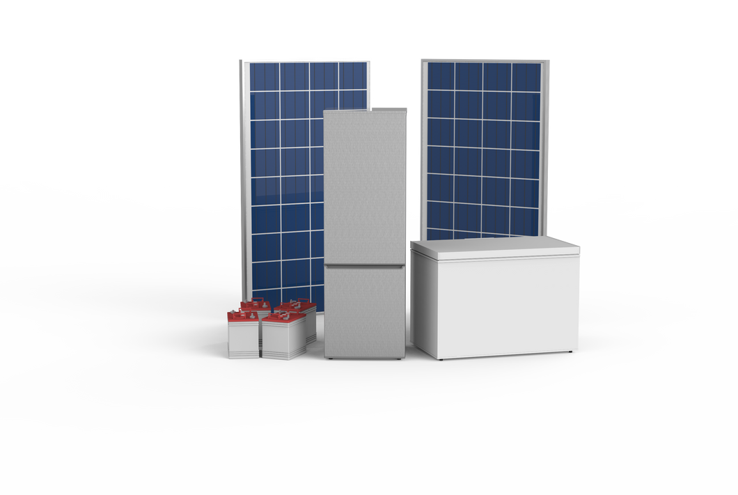 Solar Powered 21 cu. ft. freezer. Complete Kit (OEM Available)