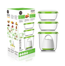 Load image into Gallery viewer, FOSA Vacuum Food Storage - Madrid Collection - Standard Set with Turtle Vacuum (Item No. MC40000)